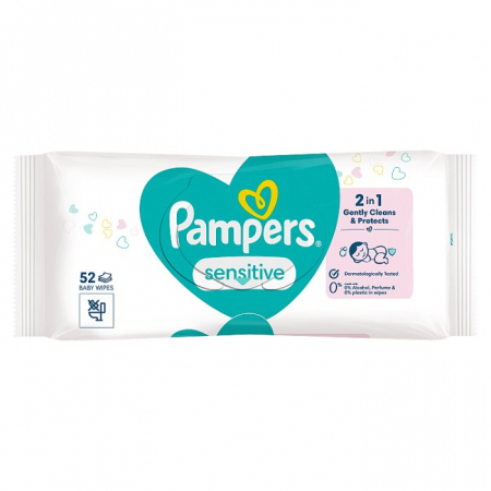 rosmman chusteczki pampers sensitive