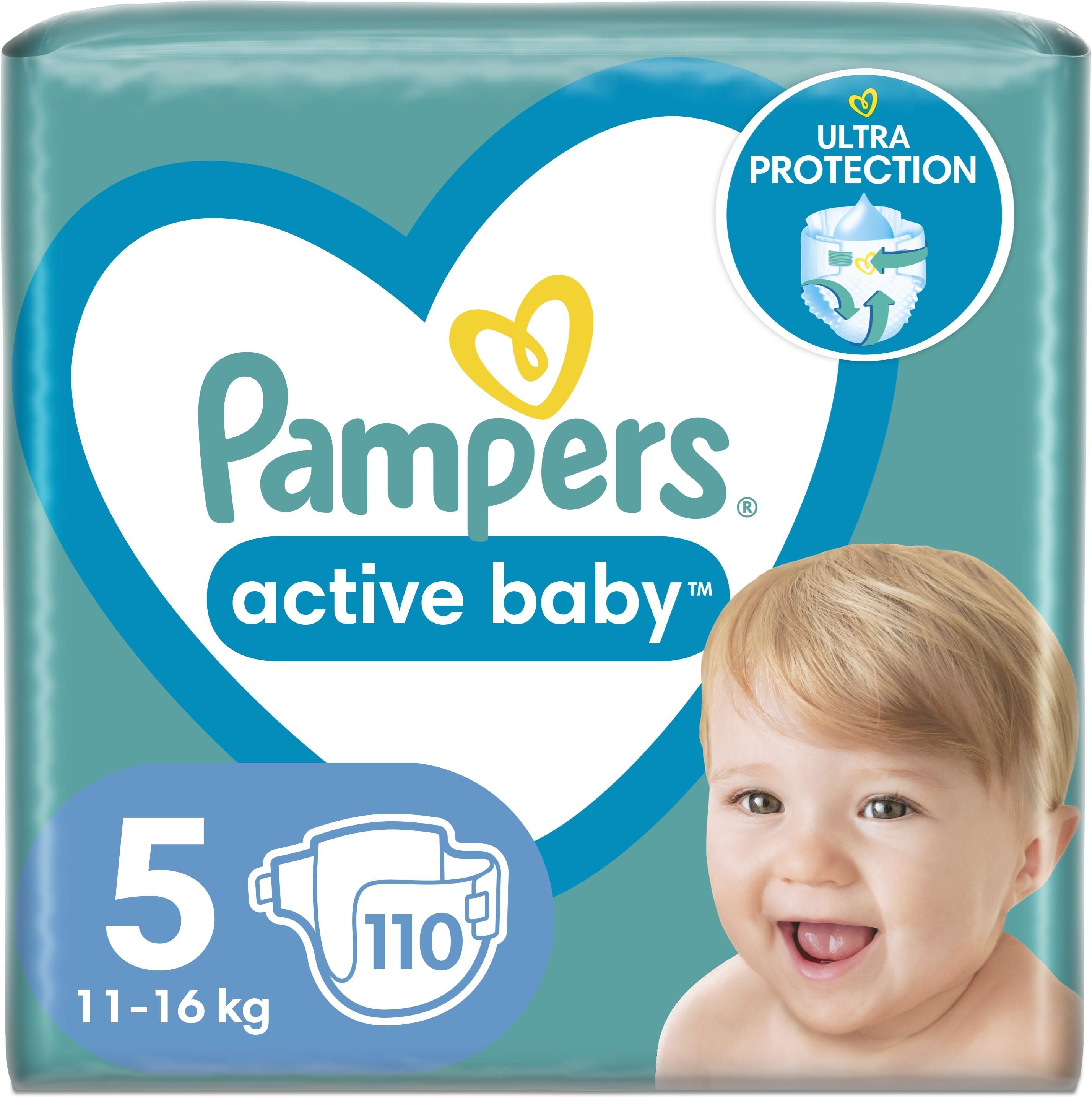 pampers active dry 4+ 120 sztuk