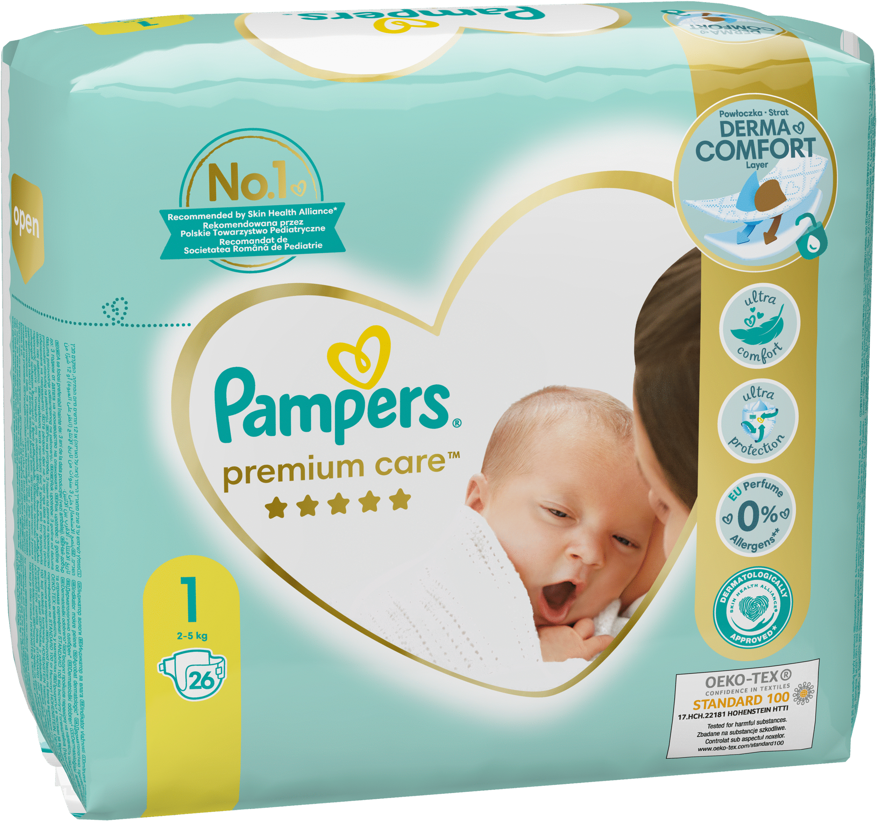 pampers 1 zapas