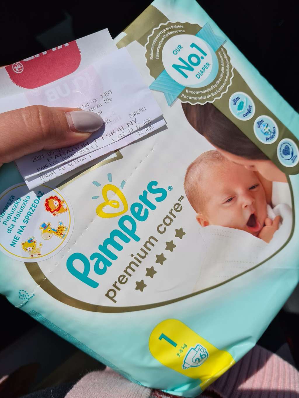 pampers new dry 1