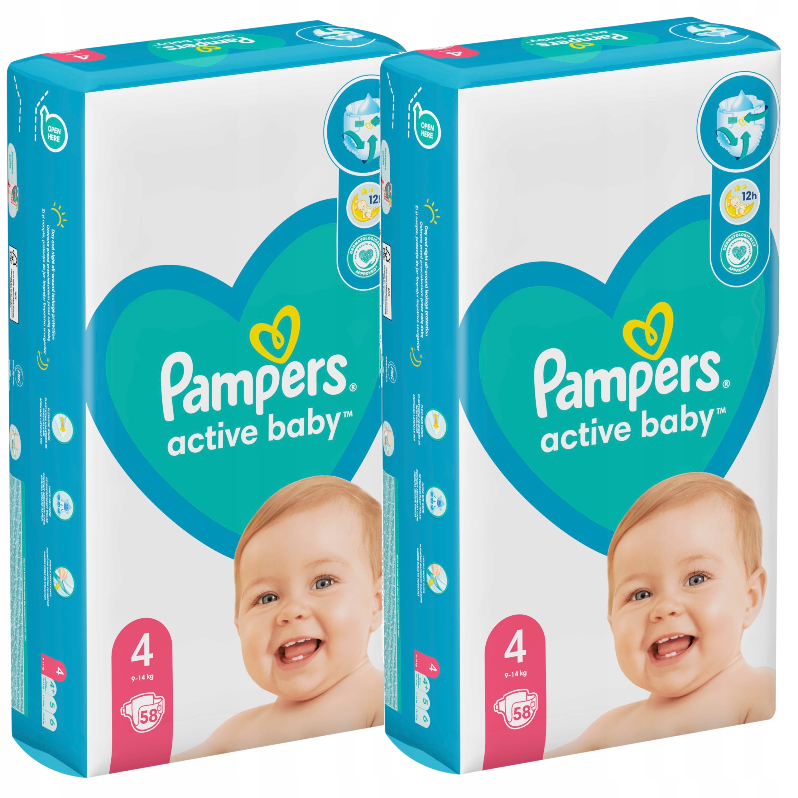 pampers active baby midi mega pack