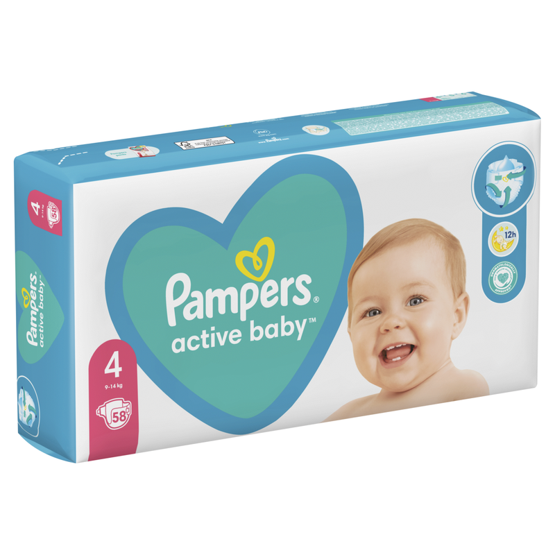 pampers active baby dry pieluchy rozmiar 4 maxi