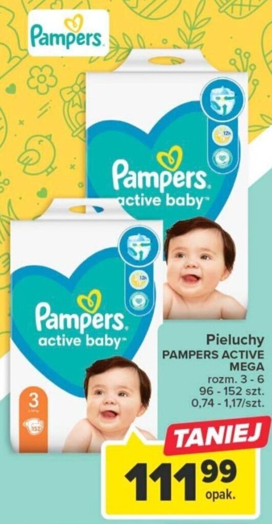 126 szt pampers 4