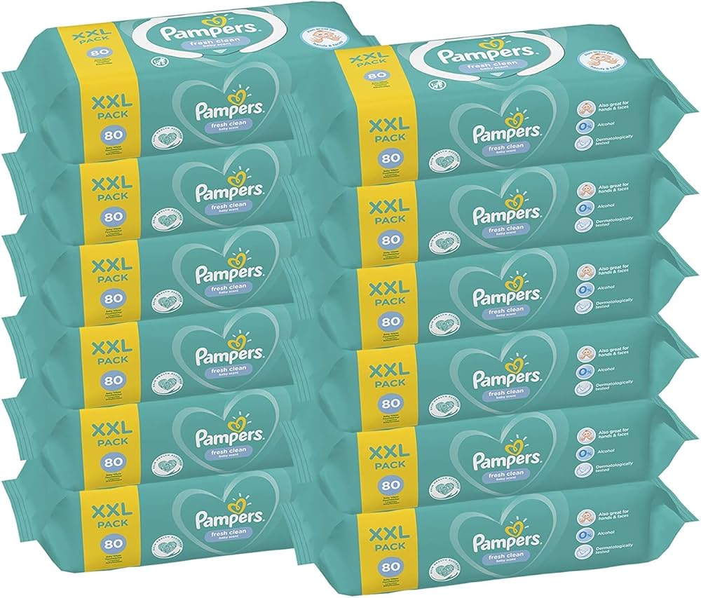 chusteczki nawilżane pampers baby fresh clean