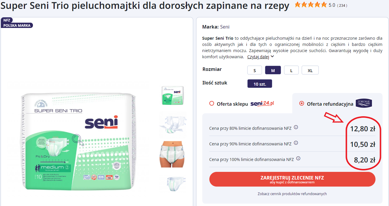 pampers zużyty