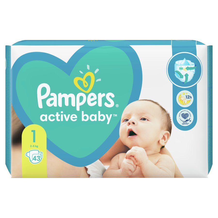 pieluchy pampers baby dry 2 144 sztuk