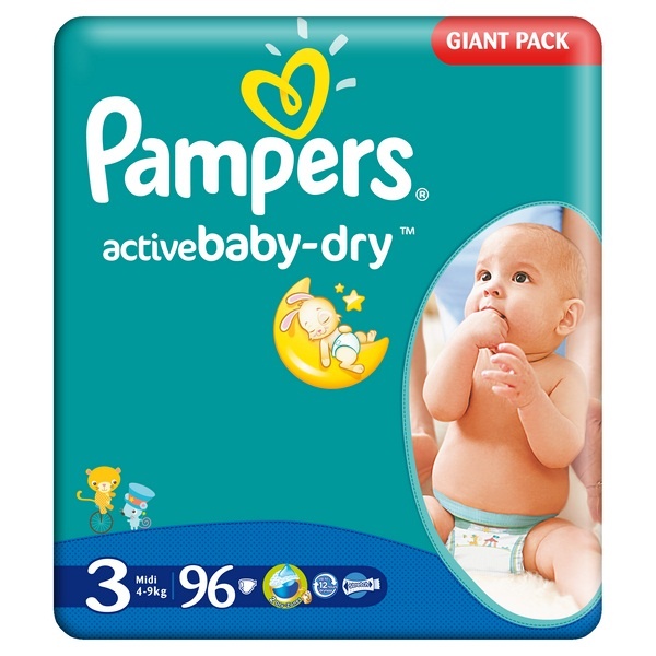 pieluchomajtki pampers care 4