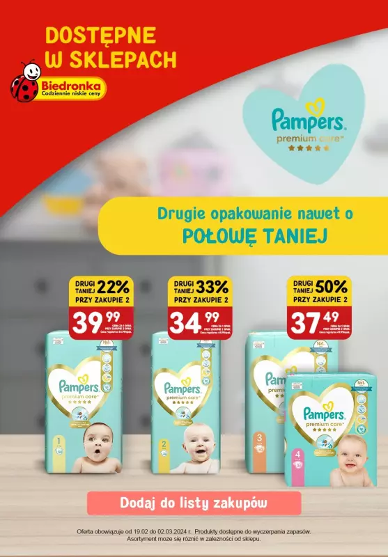 pampers 0 smyk