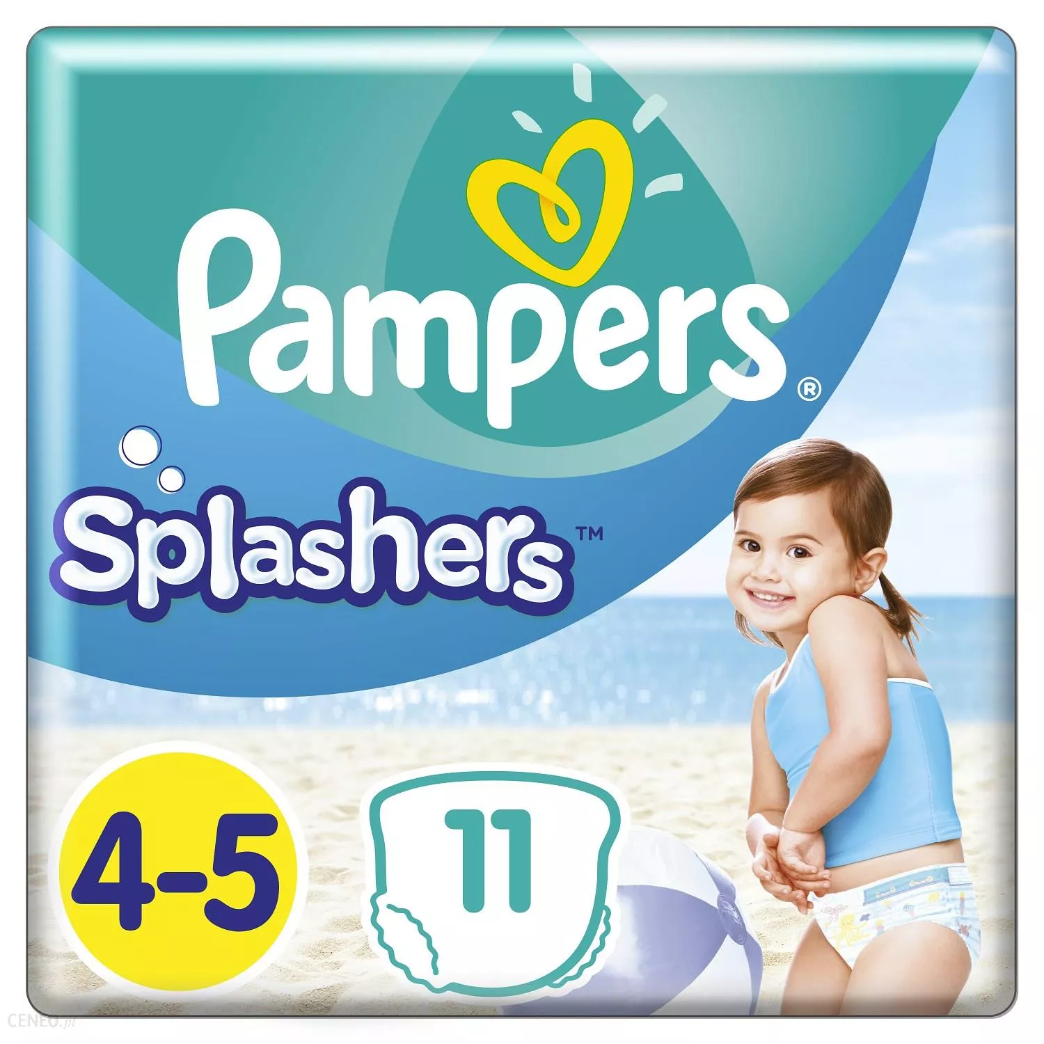 pieluchy pampers różowe i niebieskie