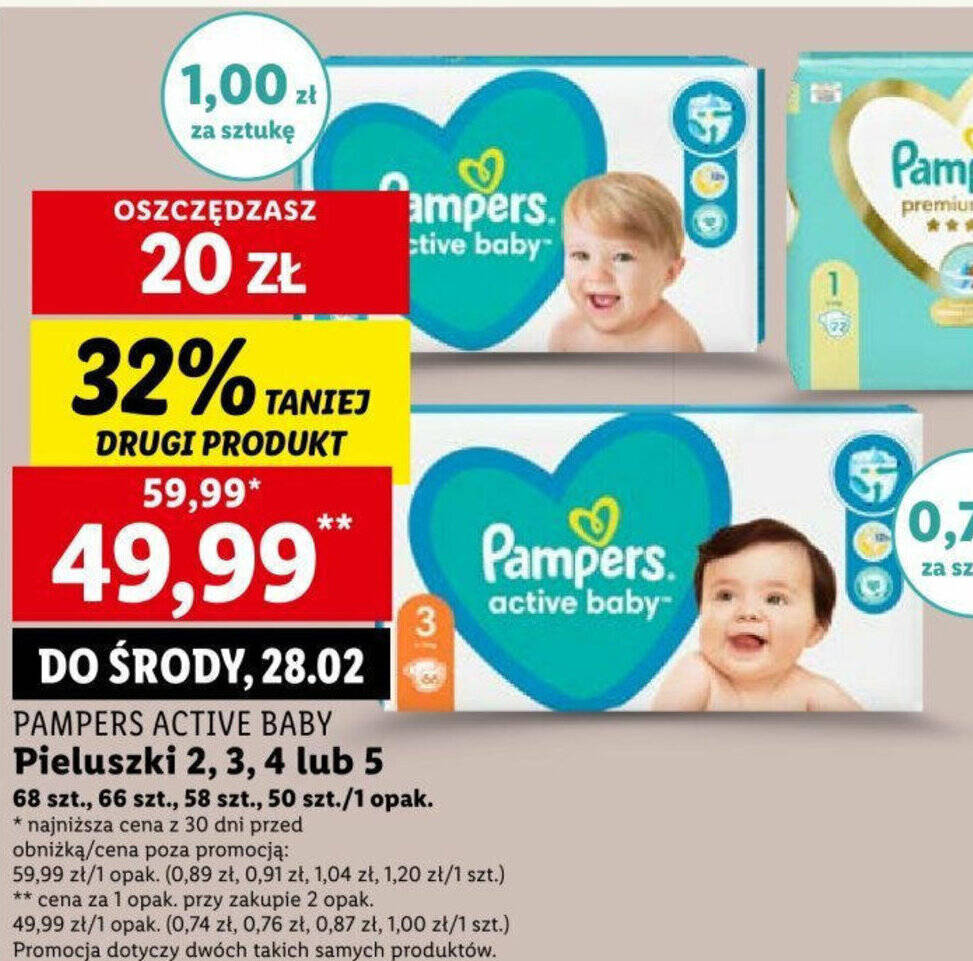 pieluchy pampers premium