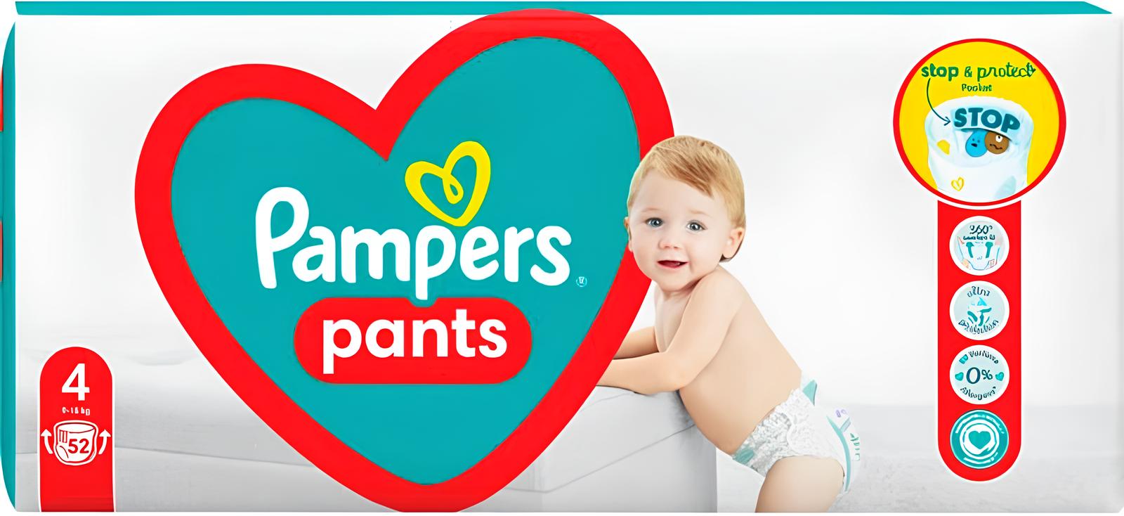 pampers od 6-12 ile sztuk w paczce