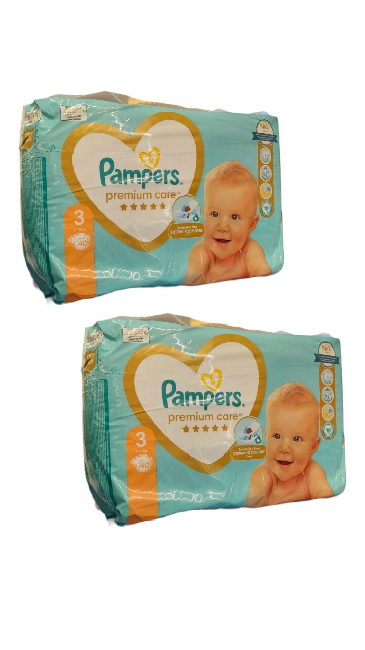 pampers on baby