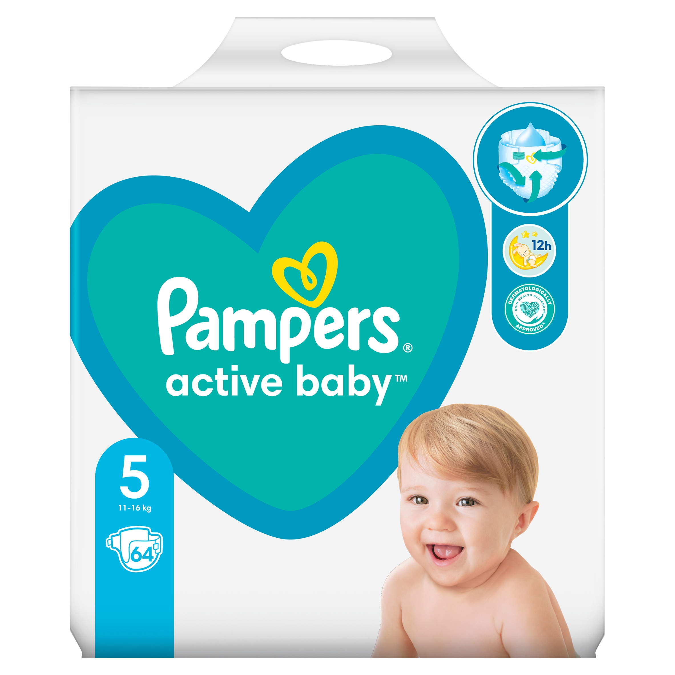 pampers active baby 5 pieluchy pieluszki 156szt