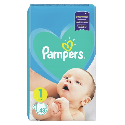 pampersy pampers zalozone na dziecko raczkujonce