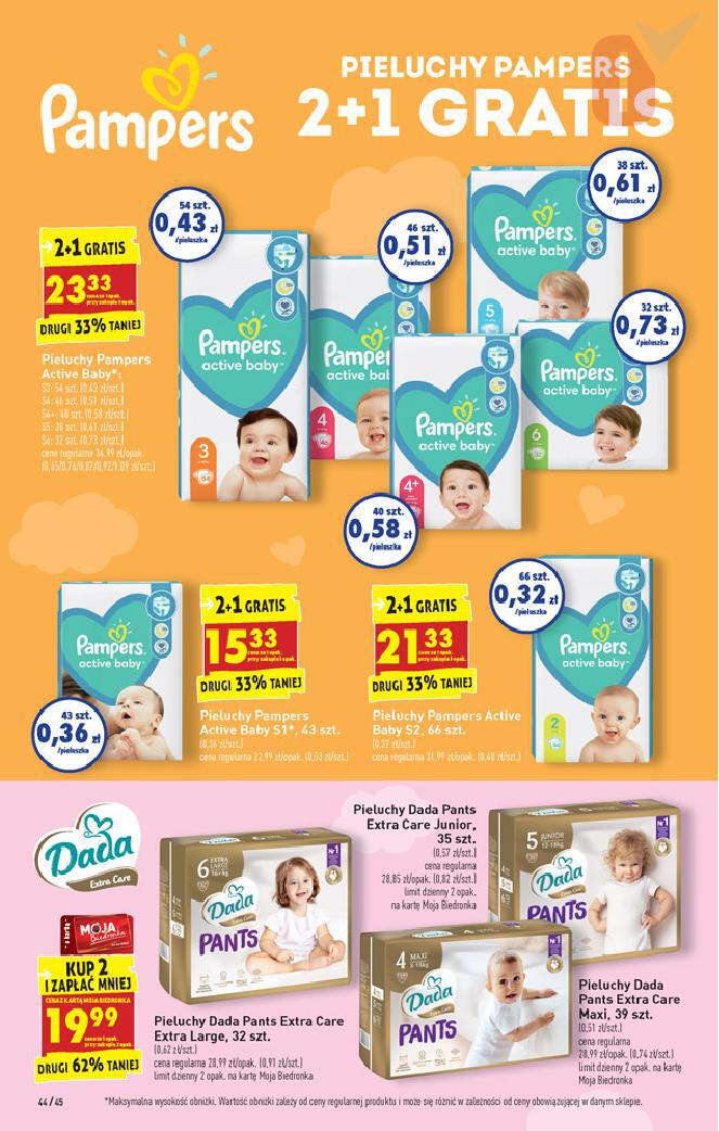 intermarche pieluchomajtki pampers