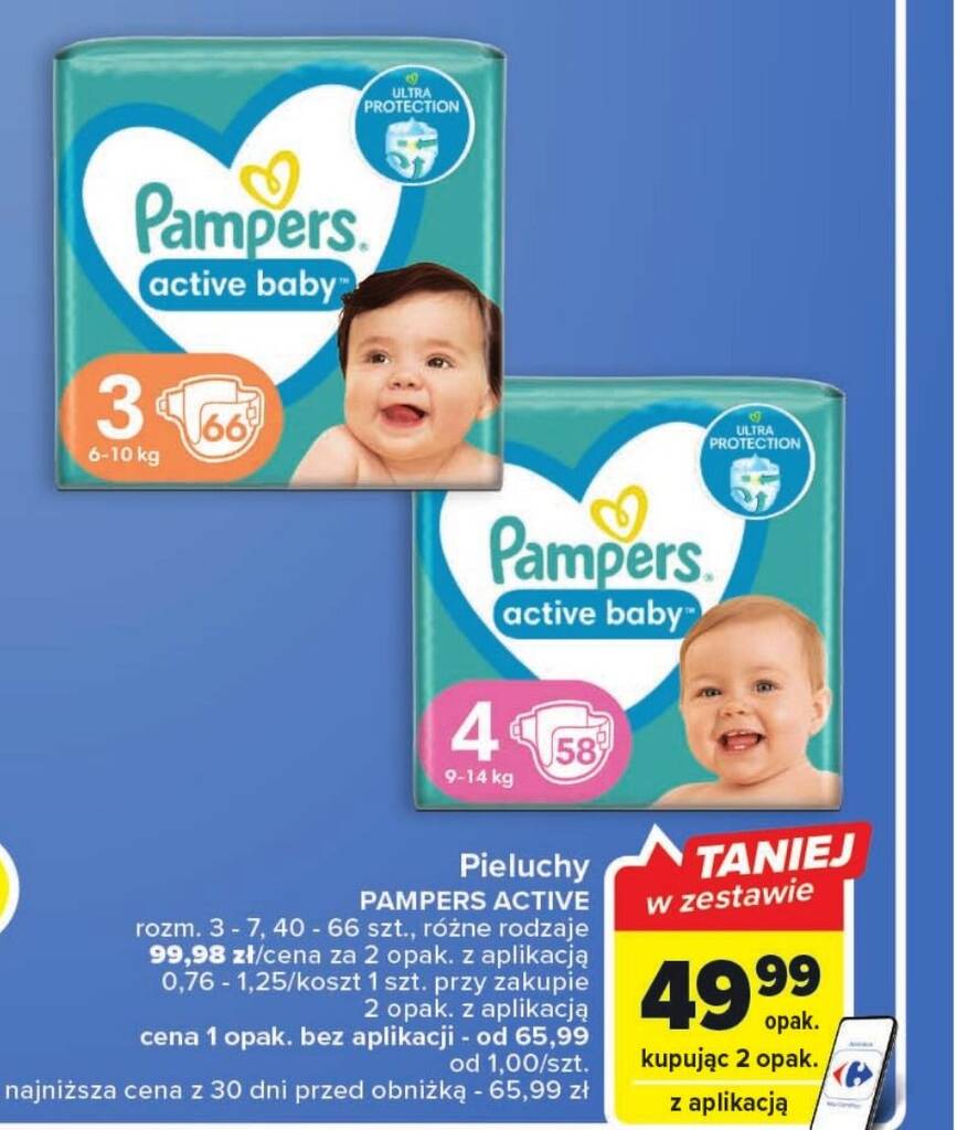 pampers pants rozmiar 4 52 pieluchomajtek