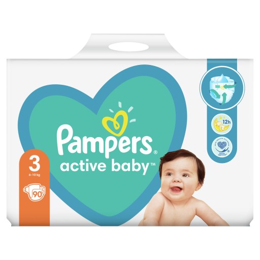 pampers active baby-dry pieluchy rozmiar 3 midi 5-9kg 208 sztuk