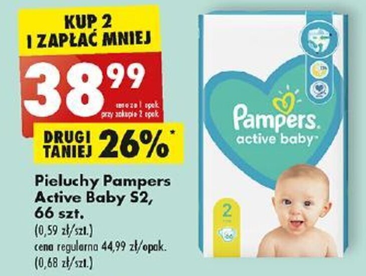 pampers do snu do kiedy