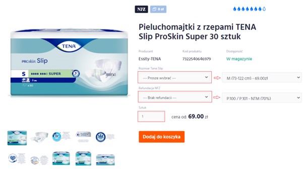 rossmann pieluchomajtki dla dorosłych na begunkę