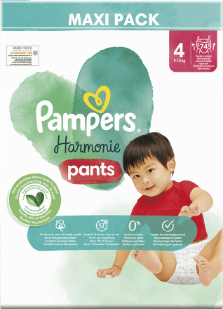 pampers w doniczce z kwiatkiem