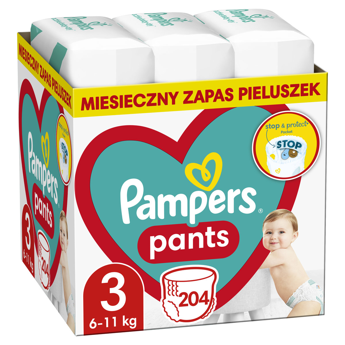 pampers pants 4 74 sztuki