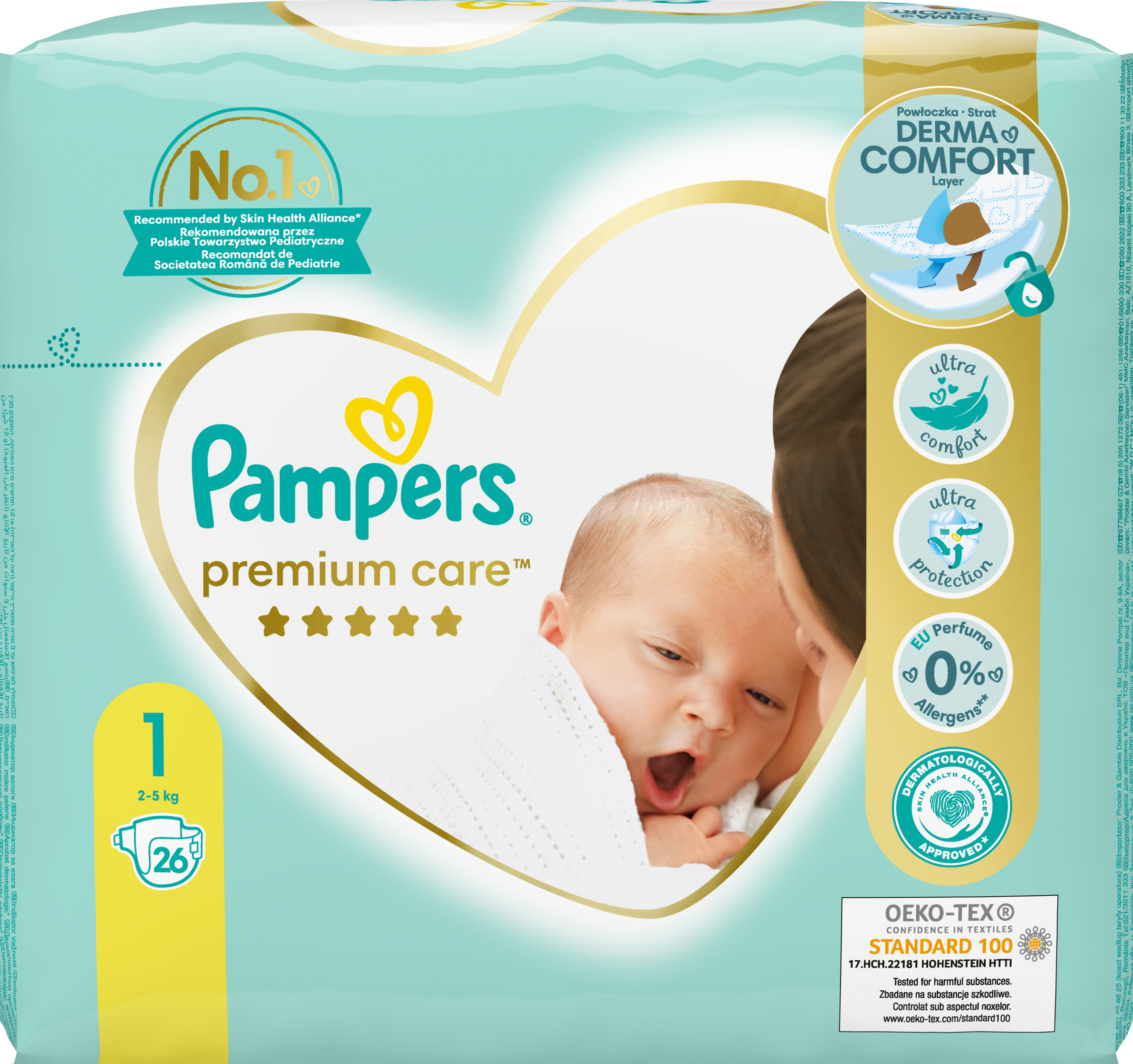 pampers a pampers premium sklad