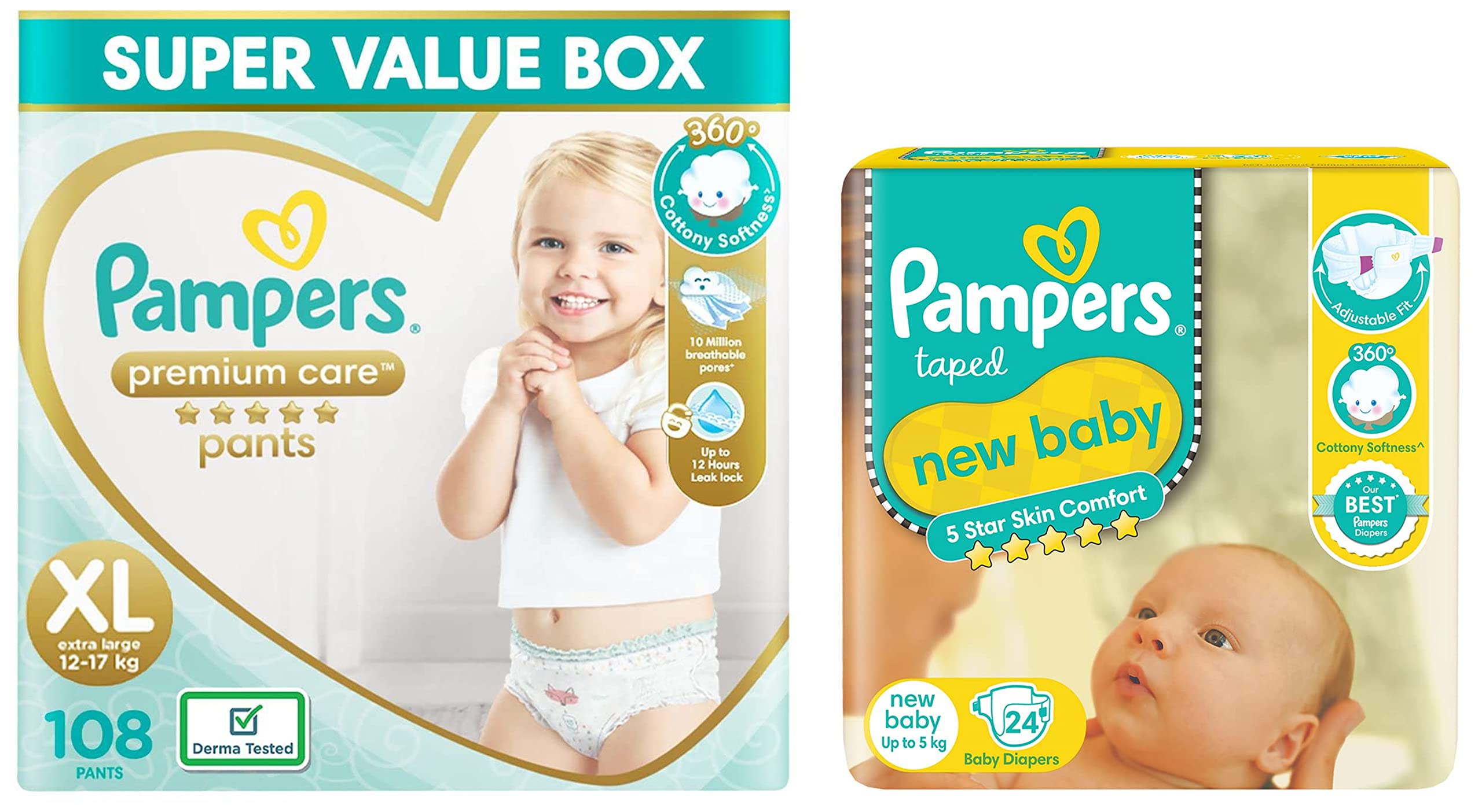 carrefour pampers premium care 3 pants