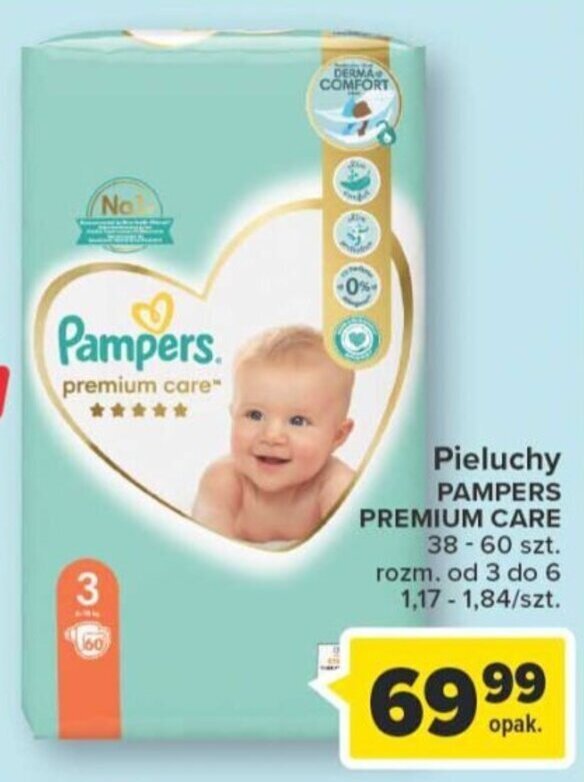 pampers premium care 1 78 szt cena