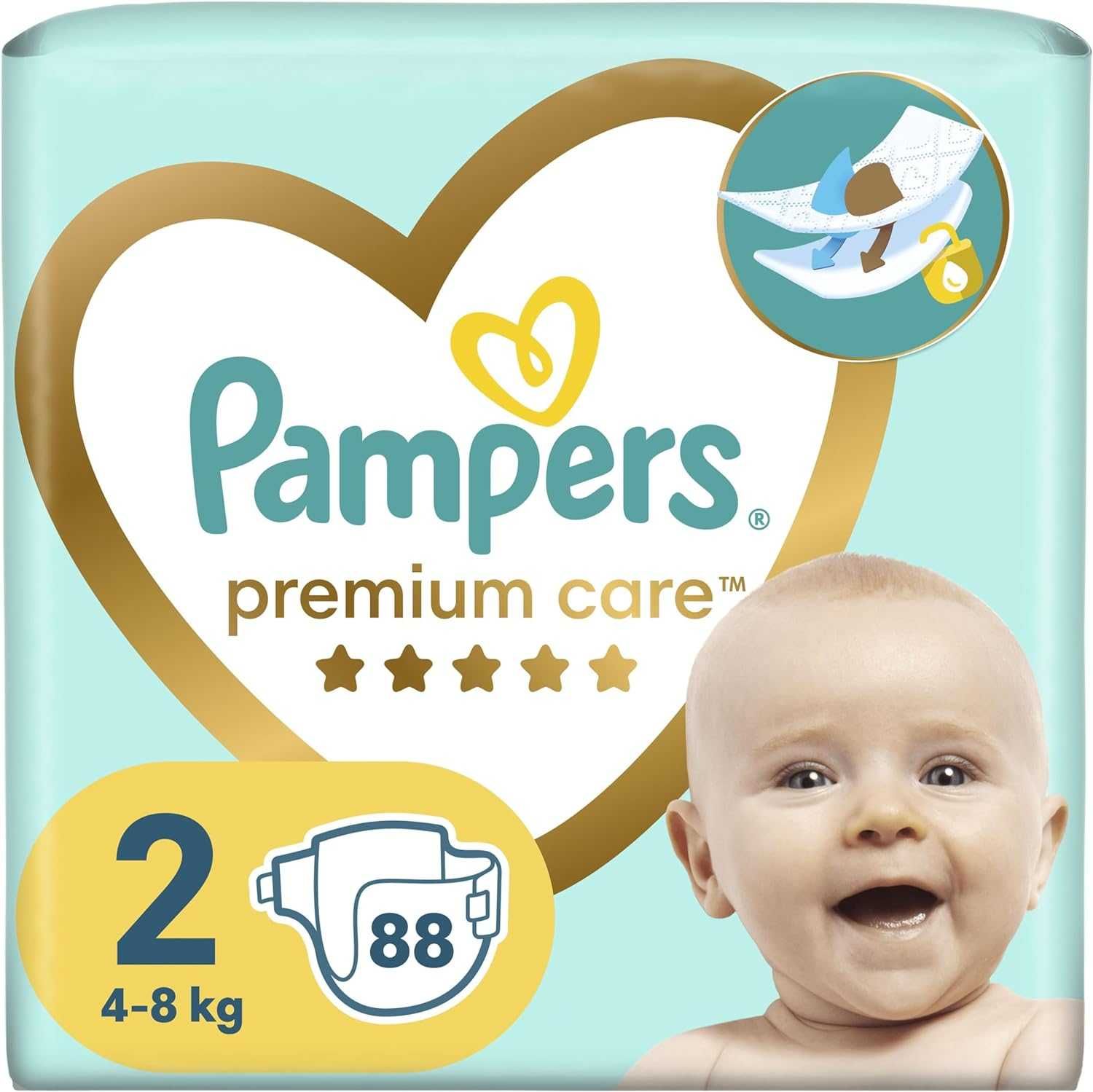 pampers 3 active baby 152 szt cena