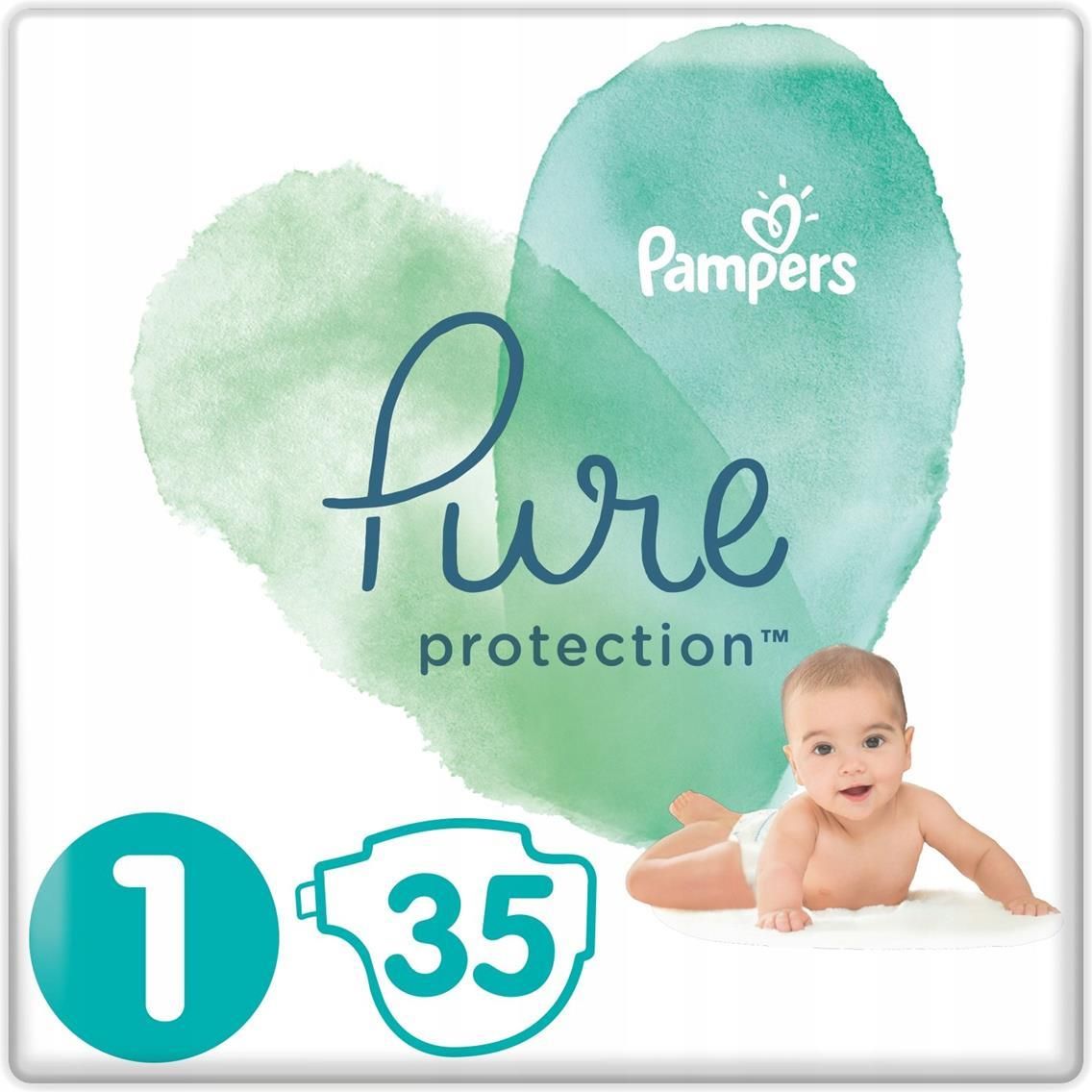 pampers premium care 1barwiące na niebiesko