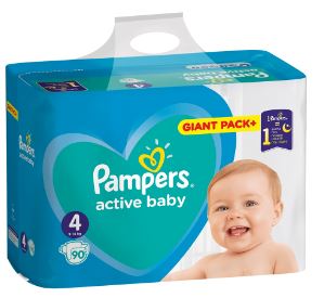 pampers new baby-dry 2 giant pack