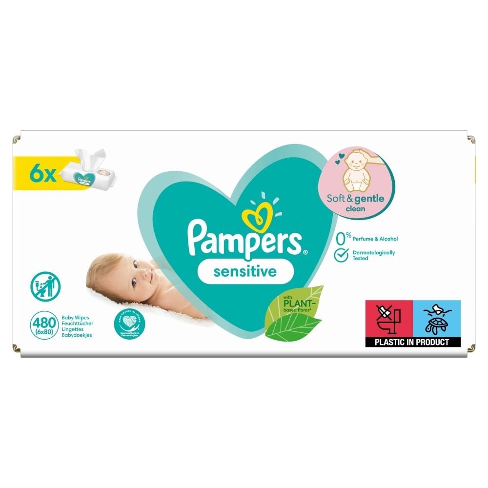 chusteczki pampers sensitive od 1 dnia zycia