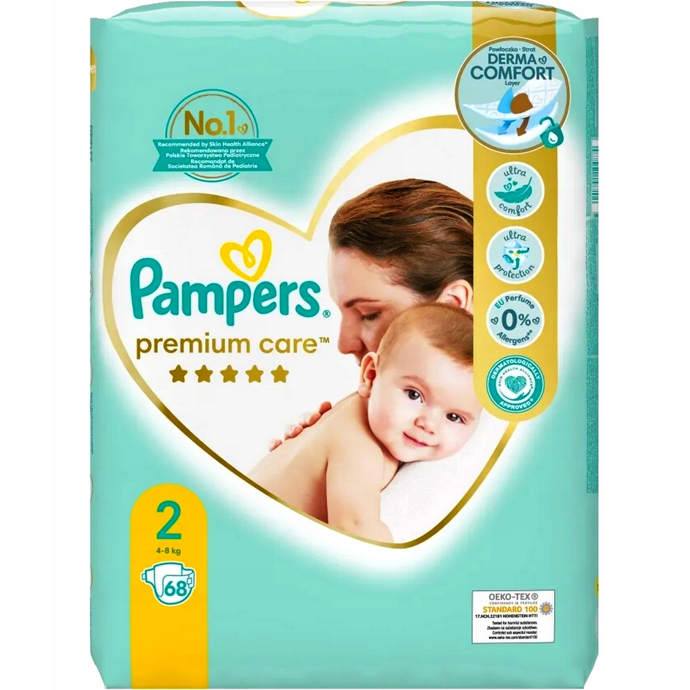 baby wearing pampers