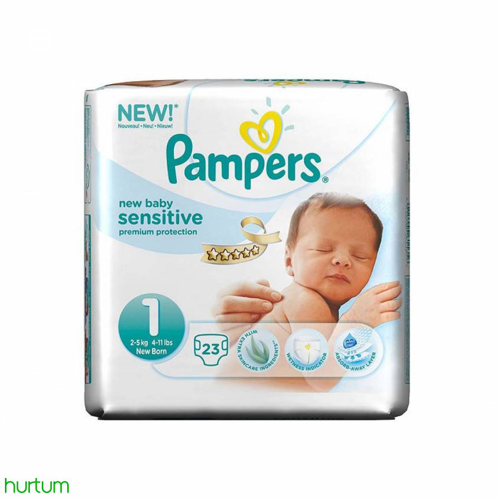 pampers new baby pieluchy rozmiar 2 mini 3-6kg 100 sztuk