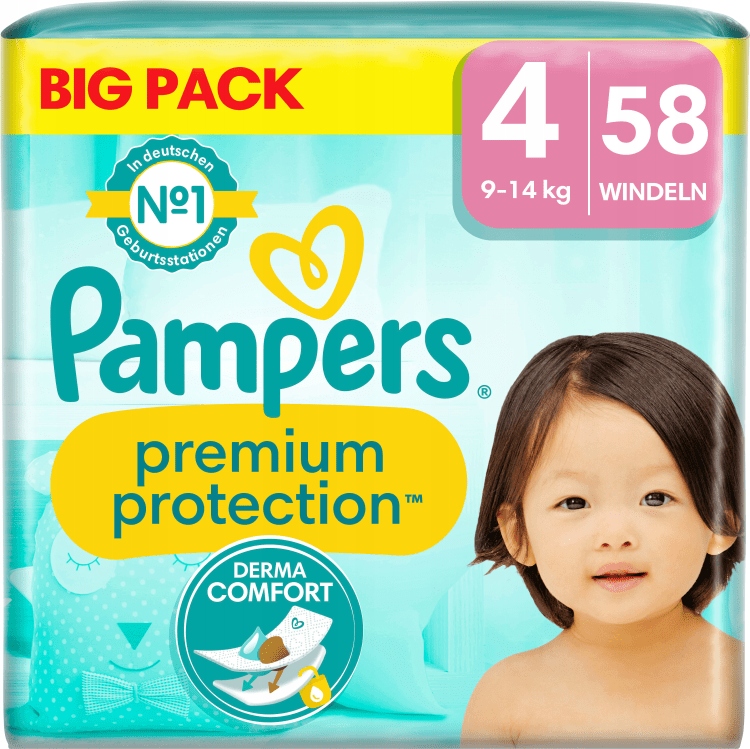 mega box pampers size 1