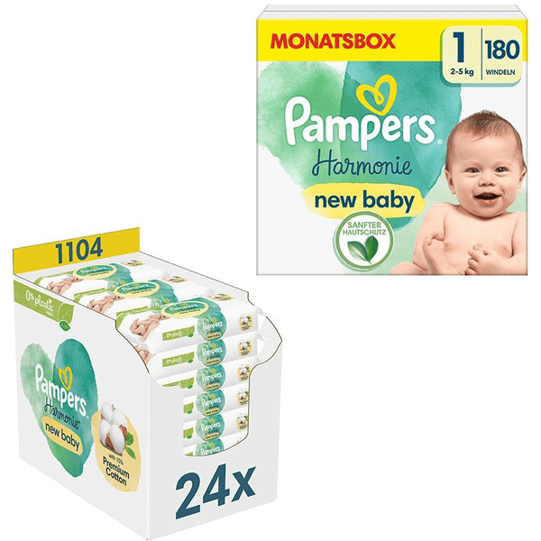 pampers on baby