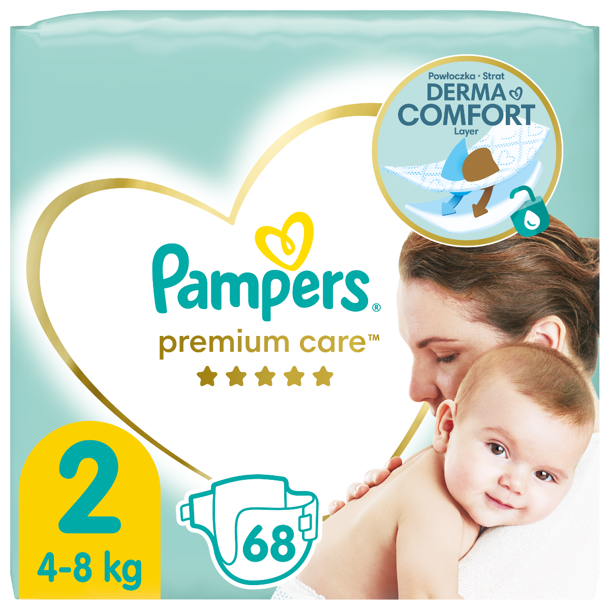 pampers premium care pieluchy jednorazowe rozmiar 2 mini 240 szt