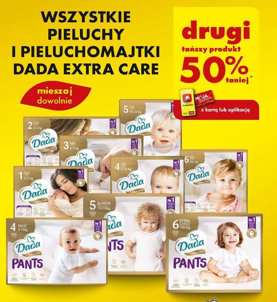 pieluchomajtki pampers carry pack