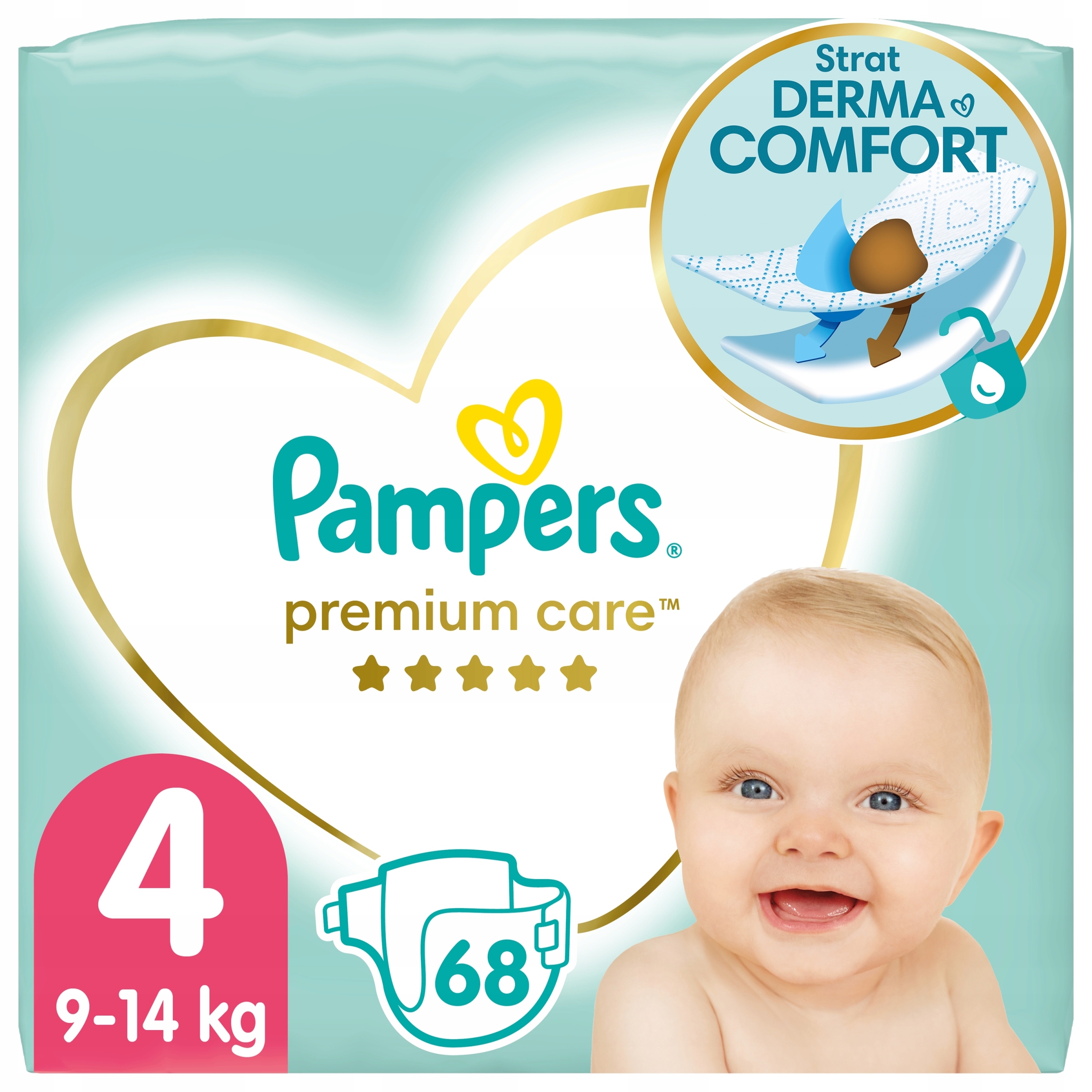 pieluchy pampers premium care 4 cena