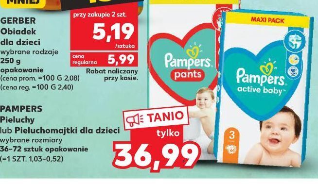 promocja na maila pieluchomajtki pampers w rossmanie