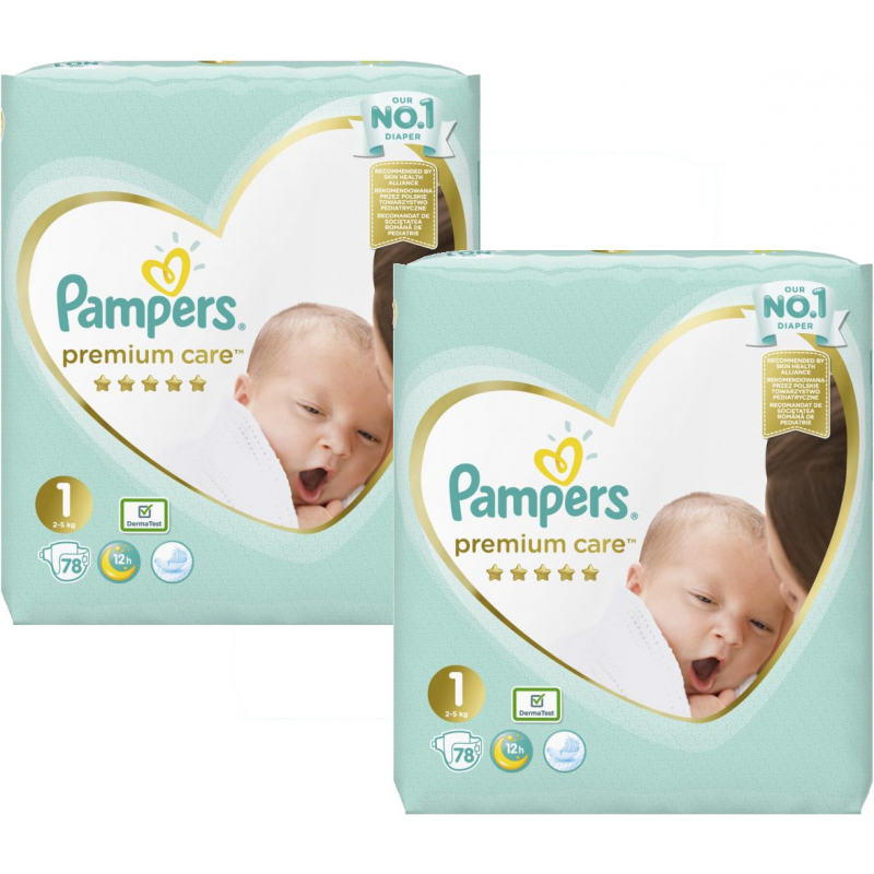 pampers new baby pieluchy rozmiar 2 mini 3-6kg 3x76 sztuk