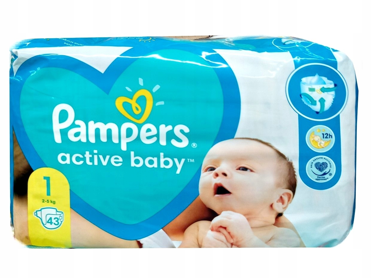 chusteczek pielęgnacyjnych pampers