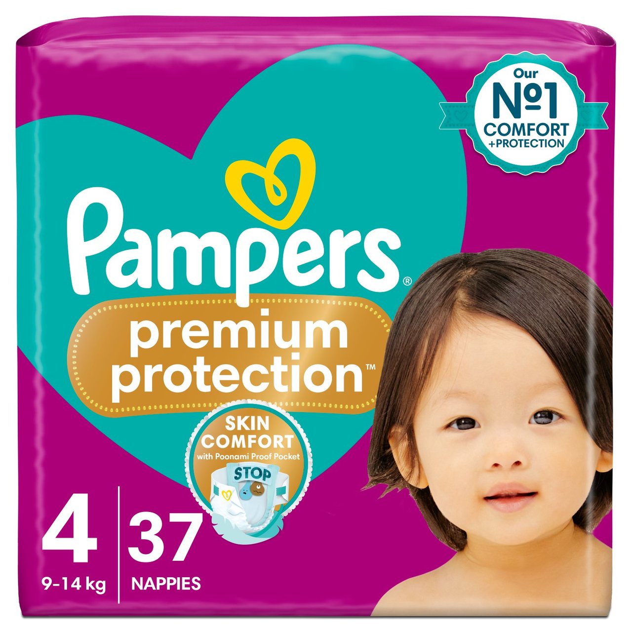 niemowle za całą noc ma suchy pampers