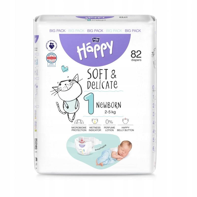 następny produkt pampers new baby-dry pieluszki newborn