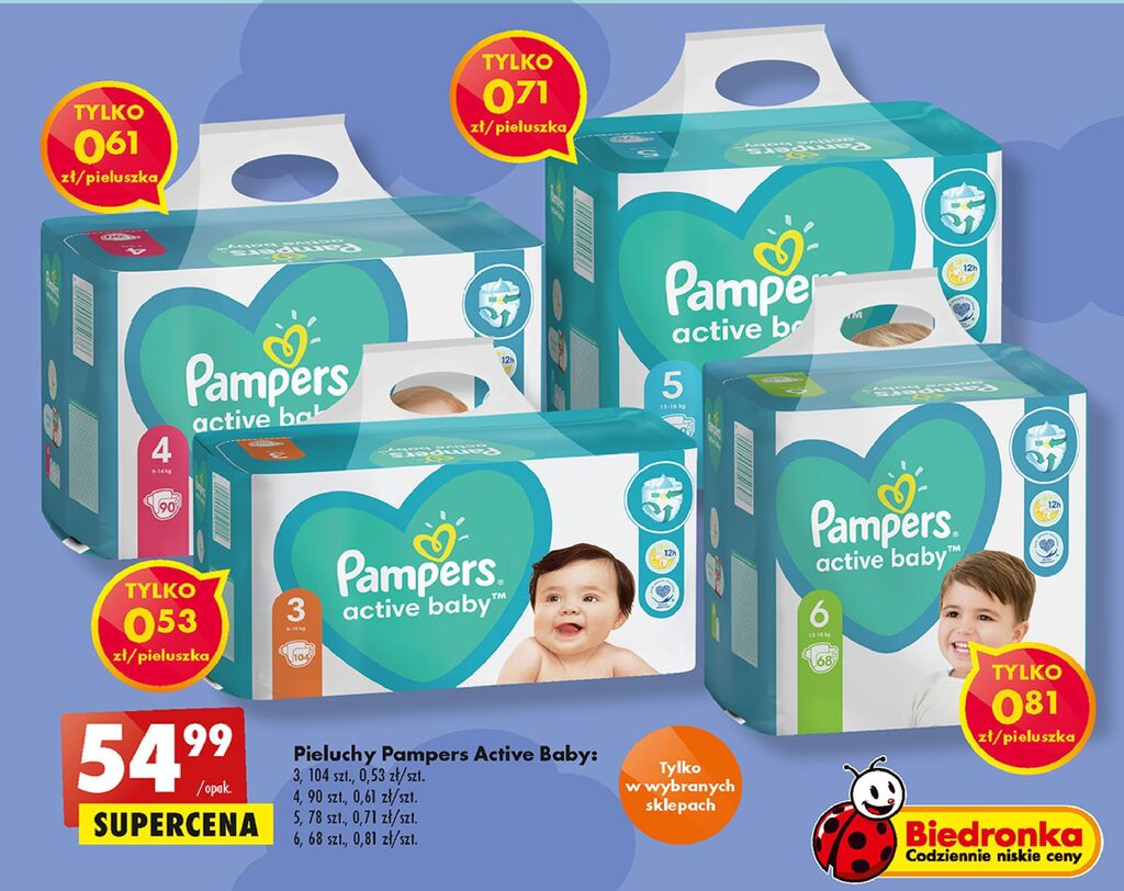 pampers premium care inne pieluchy