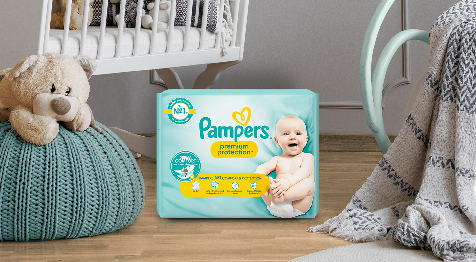 pamper jumbo pack 86szt