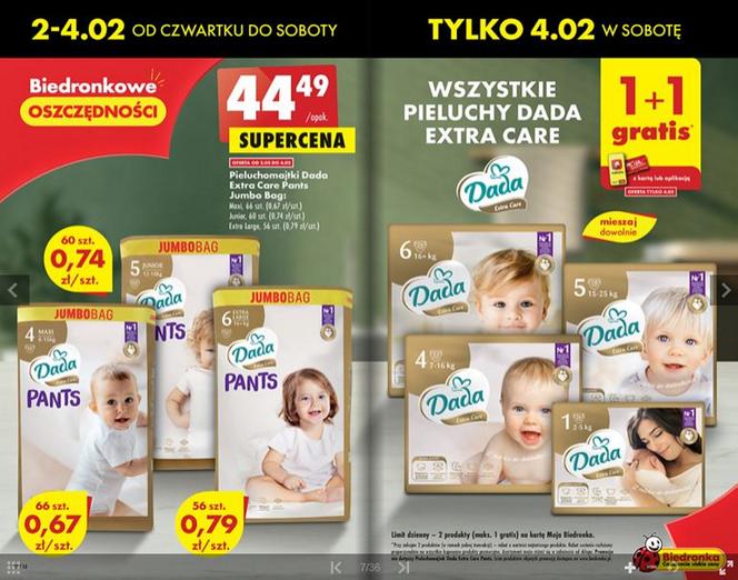 siła maluszków pampers