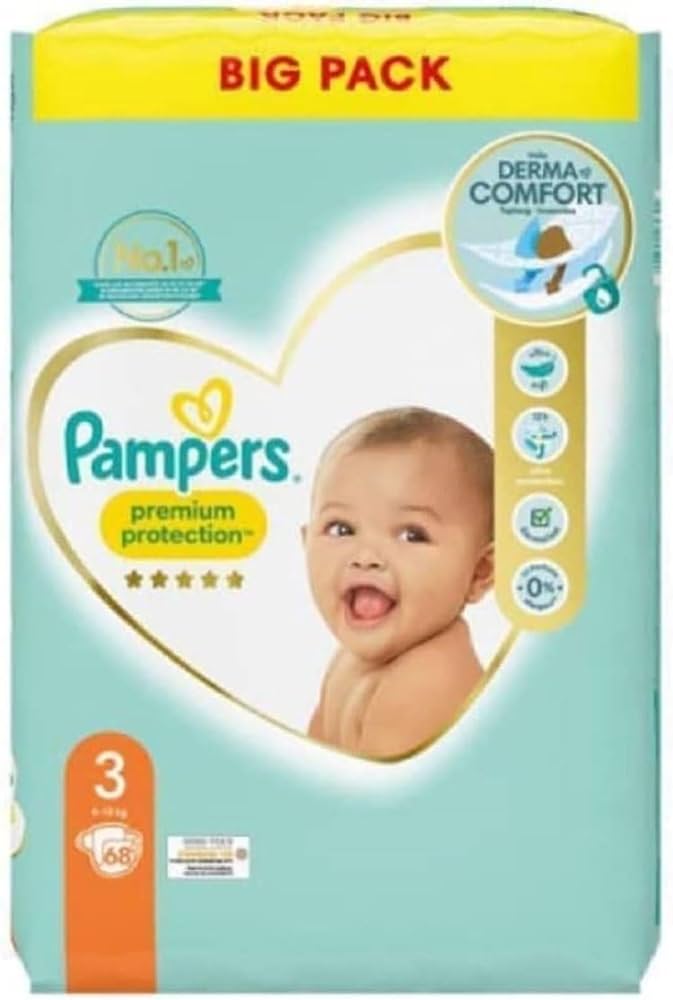 cena pieluchy pampers do 6kg biedornka