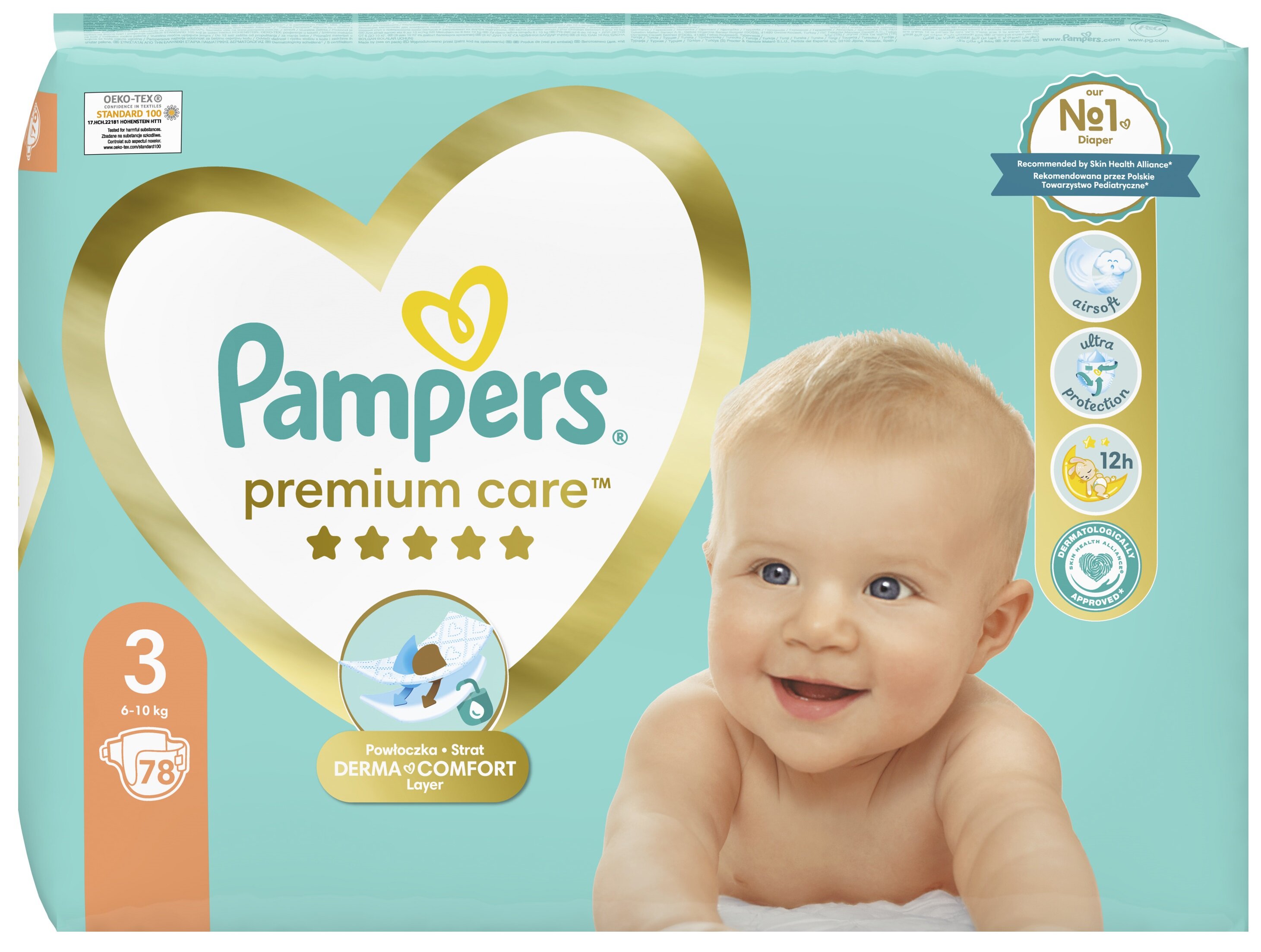 pampers premium 32 sztuki