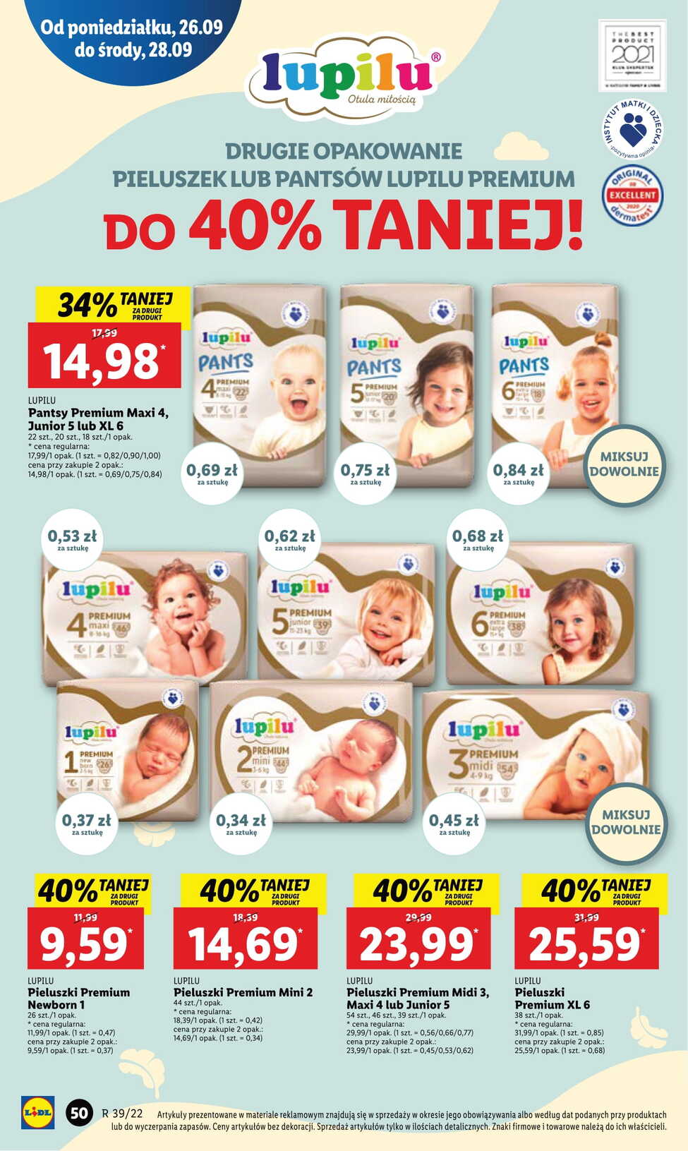 lidl pampers do wo 6